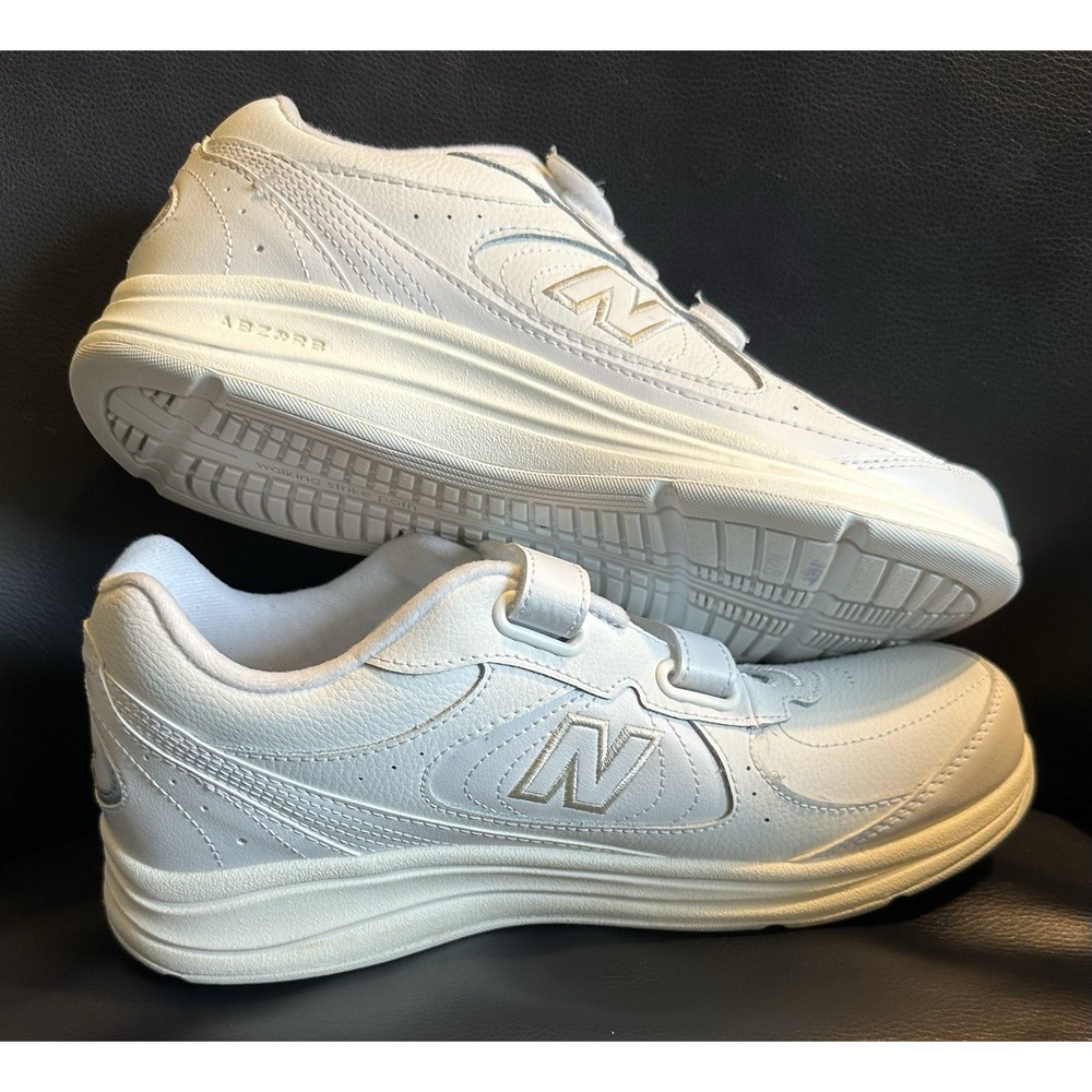 New Balance Made in USA Men's 577 VW Hook and Loop Walking Shoe, White Size 10W - Picture 5 of 12